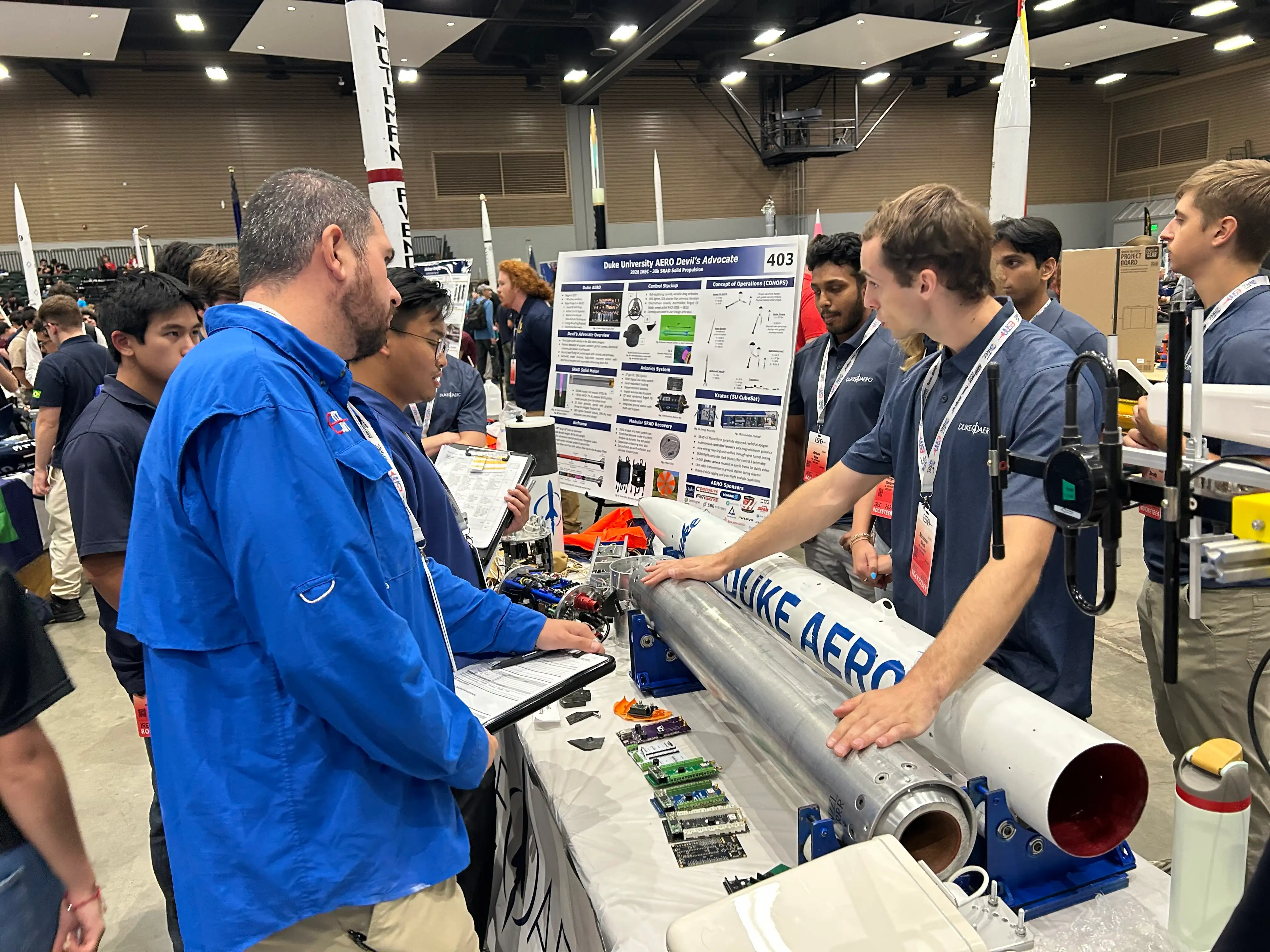 Devil's Advocate Being Judged at IREC